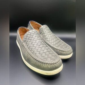 Trask - Mens Silas‎ Loafers- Size:9M, Grey/Cream, Pre-Owned
